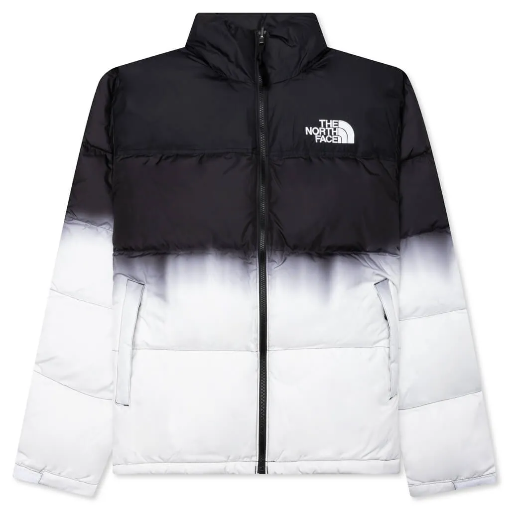 1996 Nuptse Dip Dye Jacket - Black