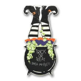 33 Witch Burlap Buddies Door Hanger