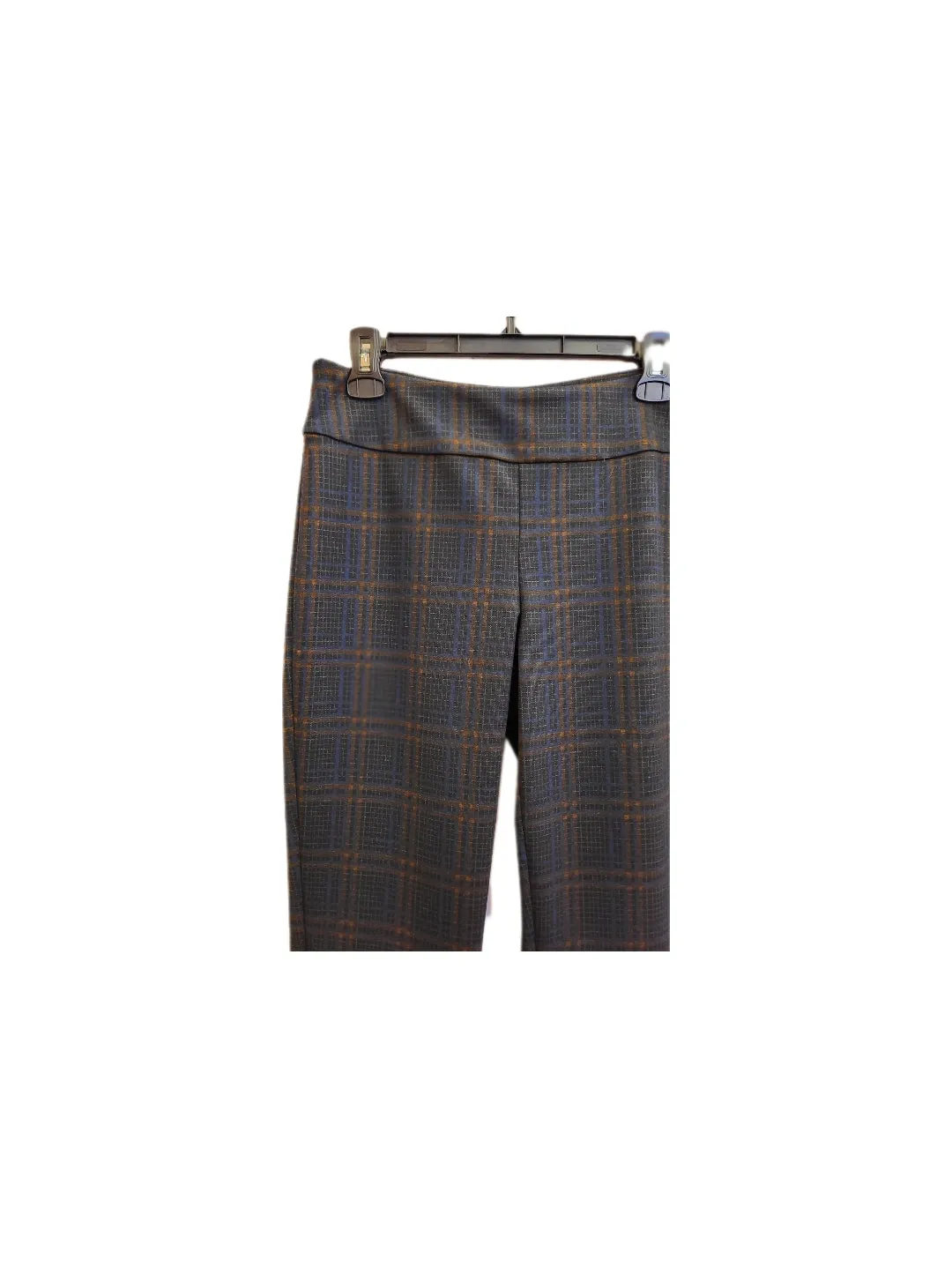 67924 Black/Navy Checker Full Length Pant