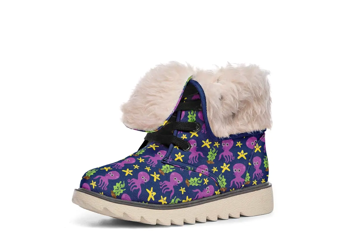 Adorable Octopus Polar Vibe Boots