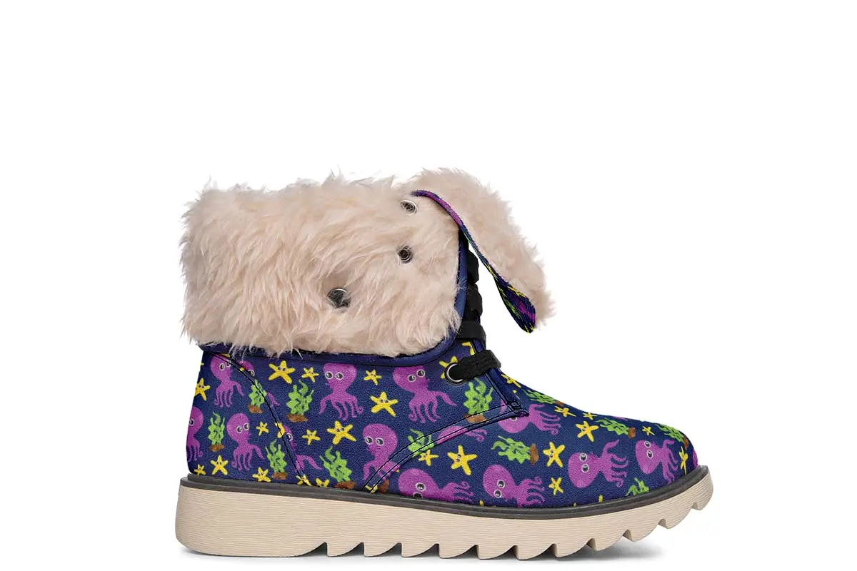 Adorable Octopus Polar Vibe Boots