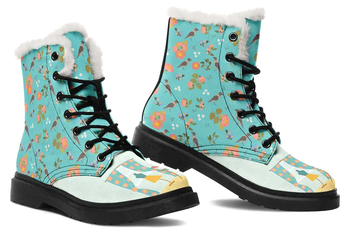 Adorable Sewing Nook Winter Boots