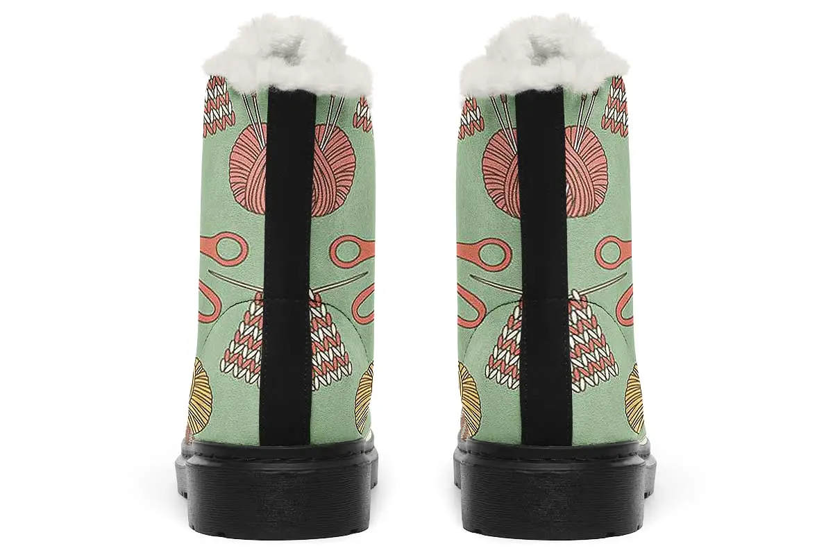 Adorable Unravelling Winter Boots