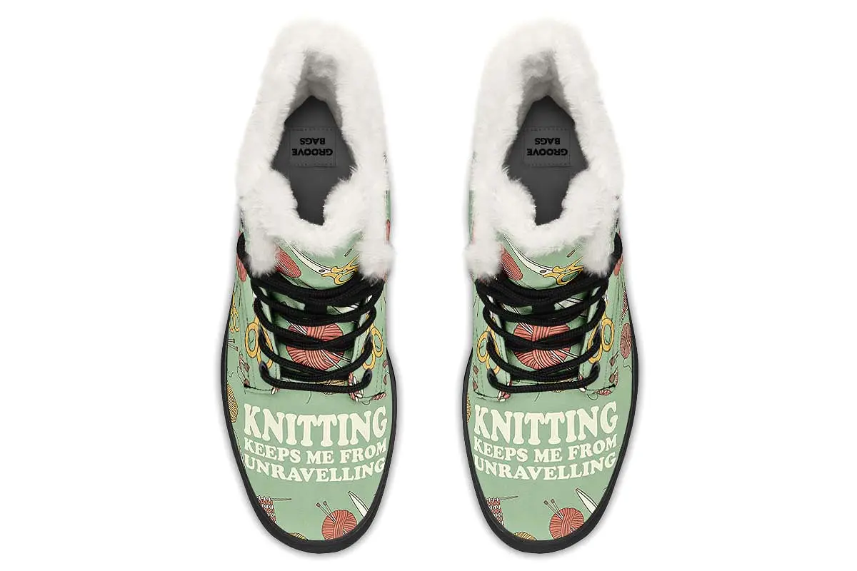 Adorable Unravelling Winter Boots