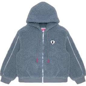 APEE SHERPA HOODIE JACKET LADIES