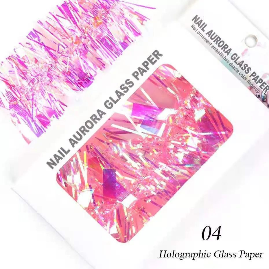 Aurora Nail Art Glass Paper