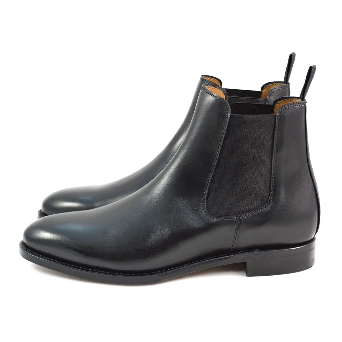 Berwick 1707 Chelsea Boot (303)- Black Calf