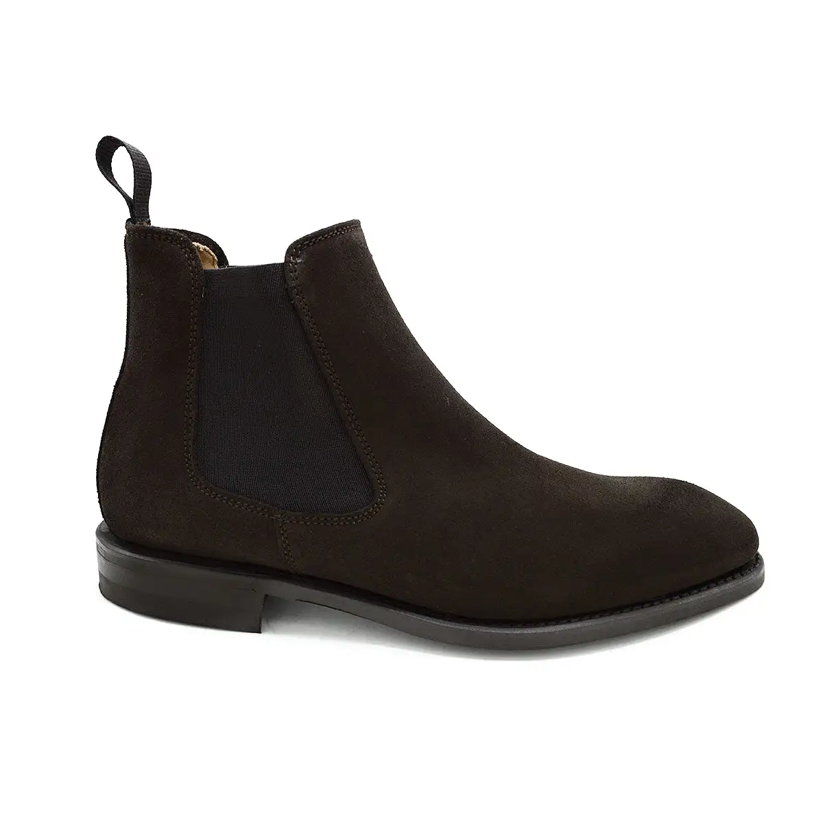 Berwick 1707 Chelsea Boot (475)- Dark Brown Suede