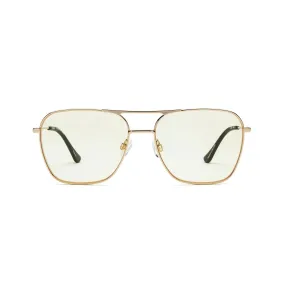 CADDIS HOOPER Reading Glasses - Polished Green