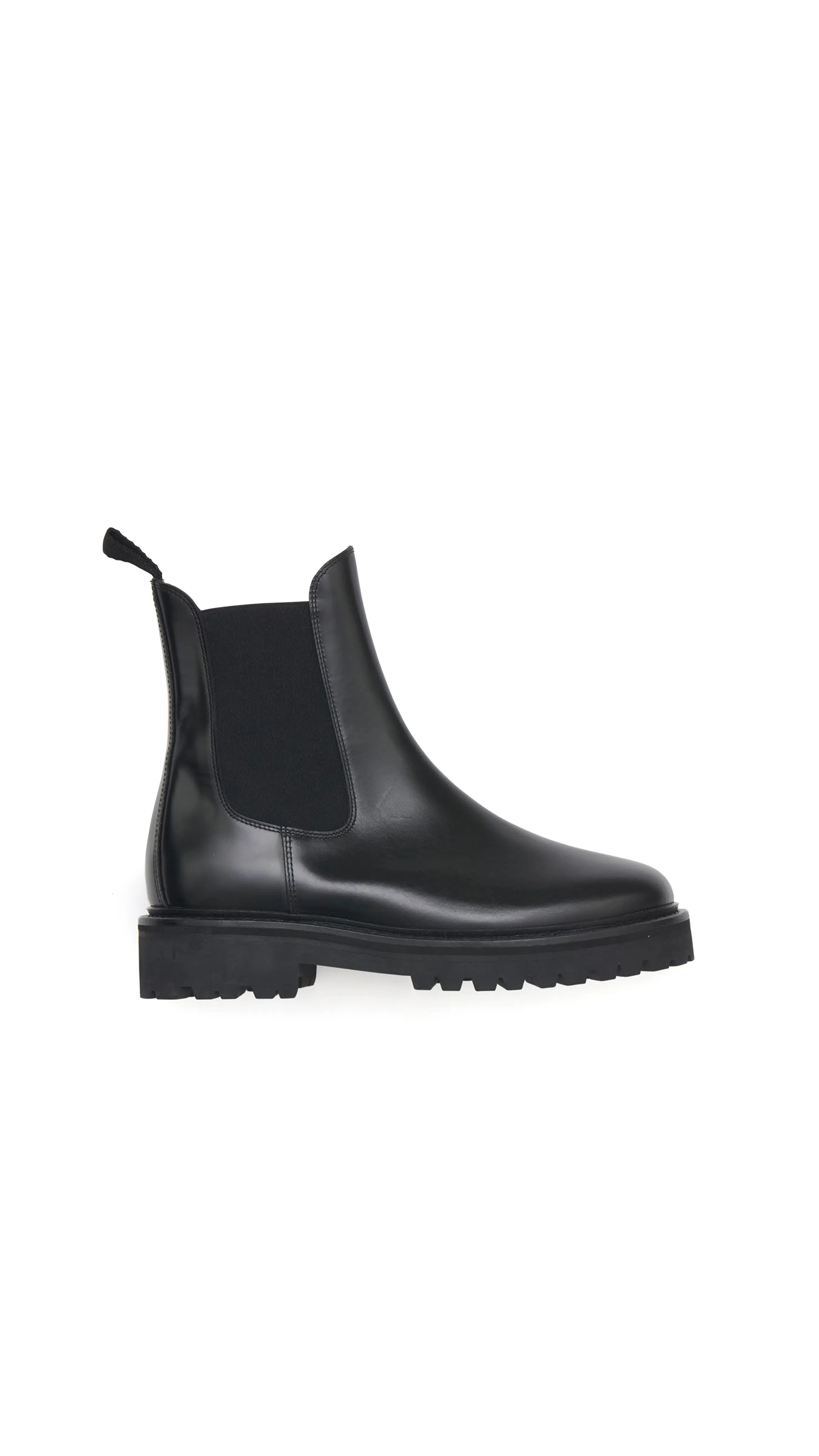 Castay Chelsea Leather Boots - Black