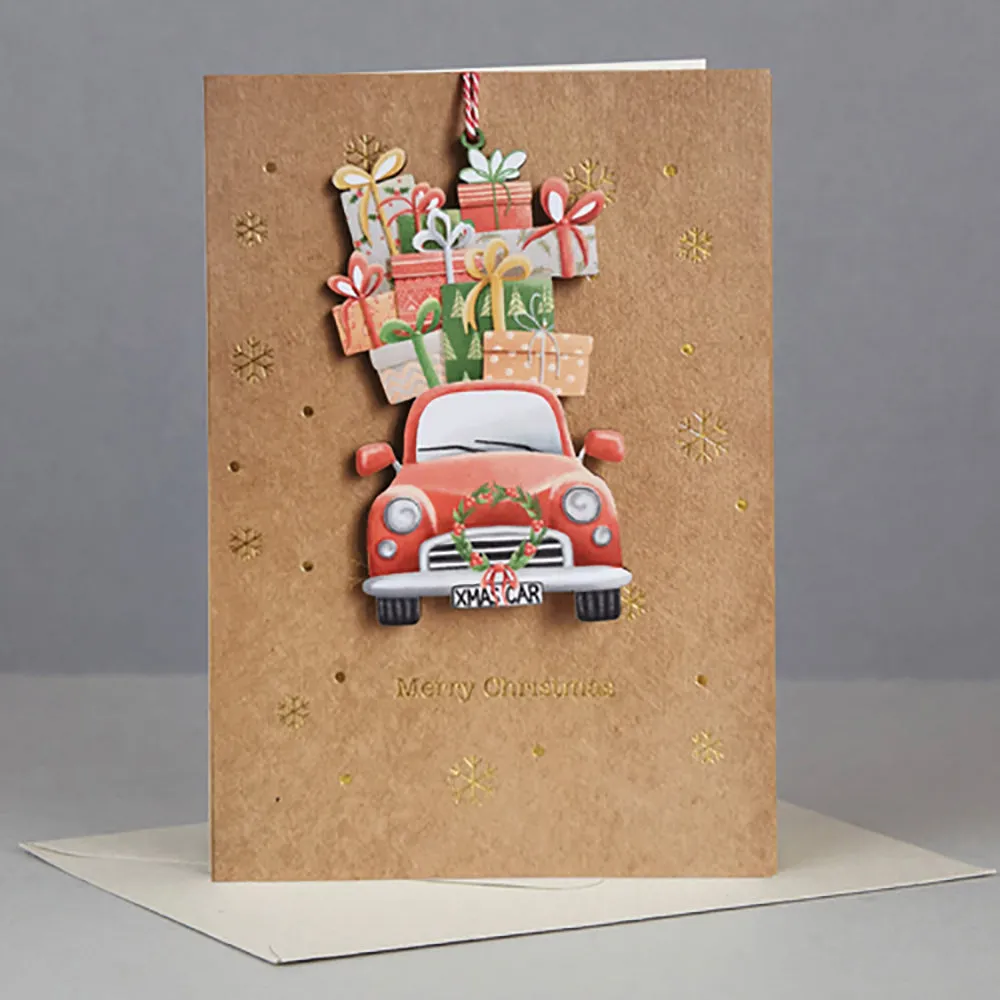 Christmas Car Ornament Card