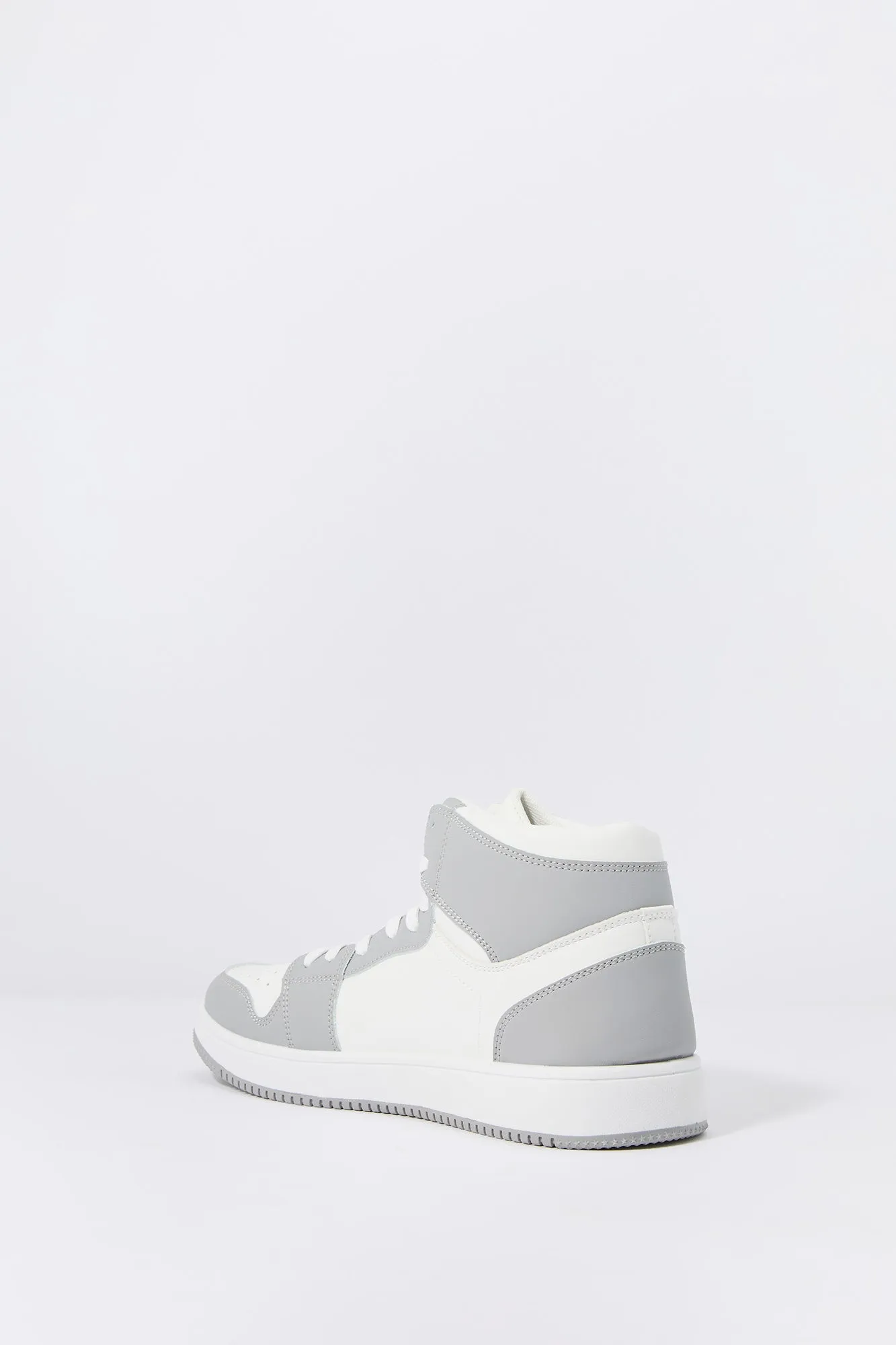 Colourblock High-Top Sneaker