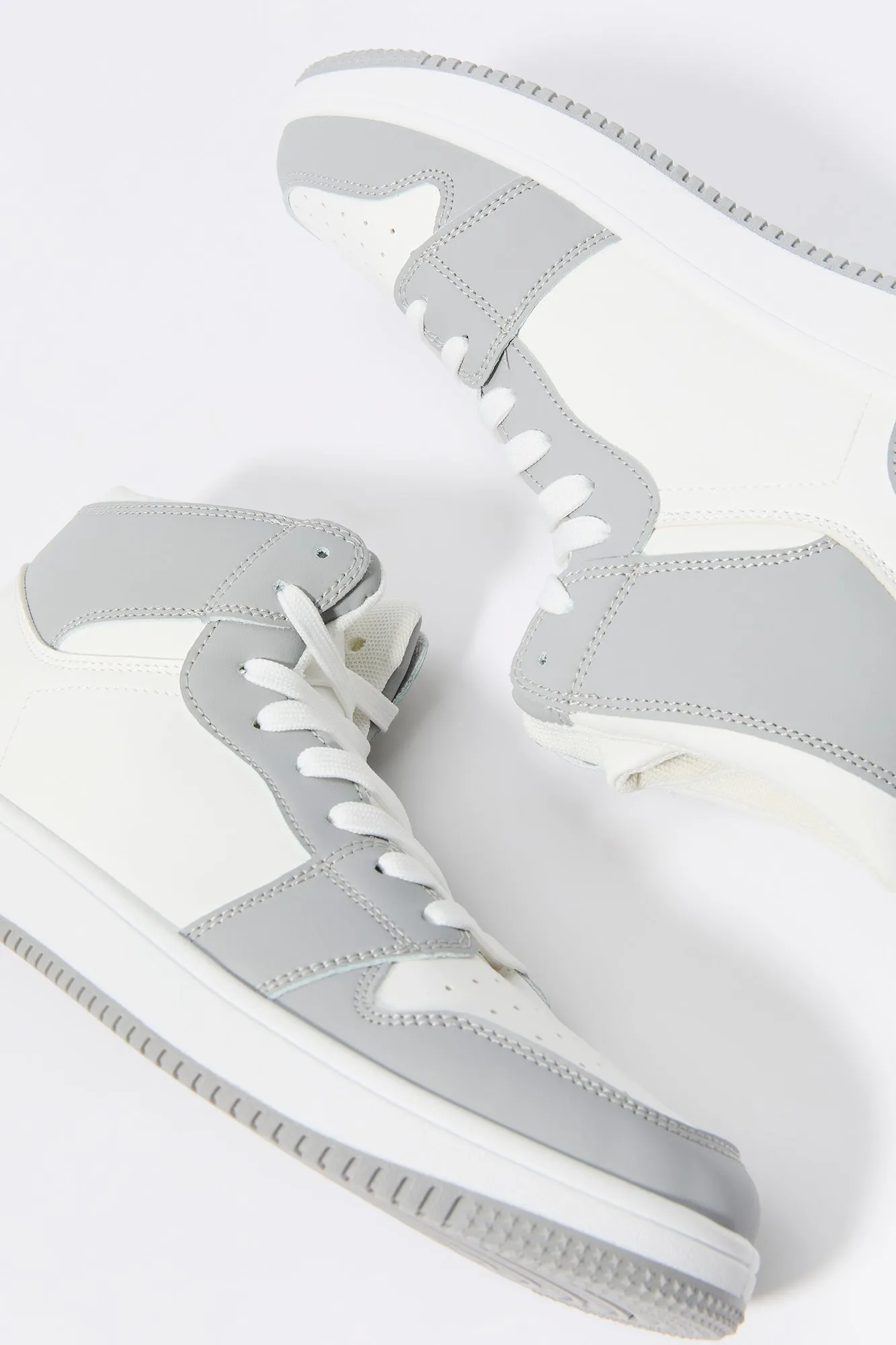 Colourblock High-Top Sneaker