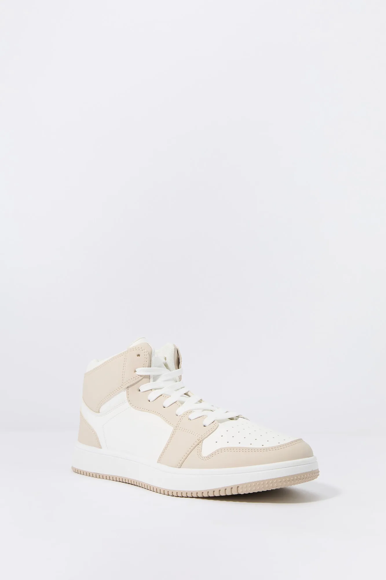 Colourblock High-Top Sneaker