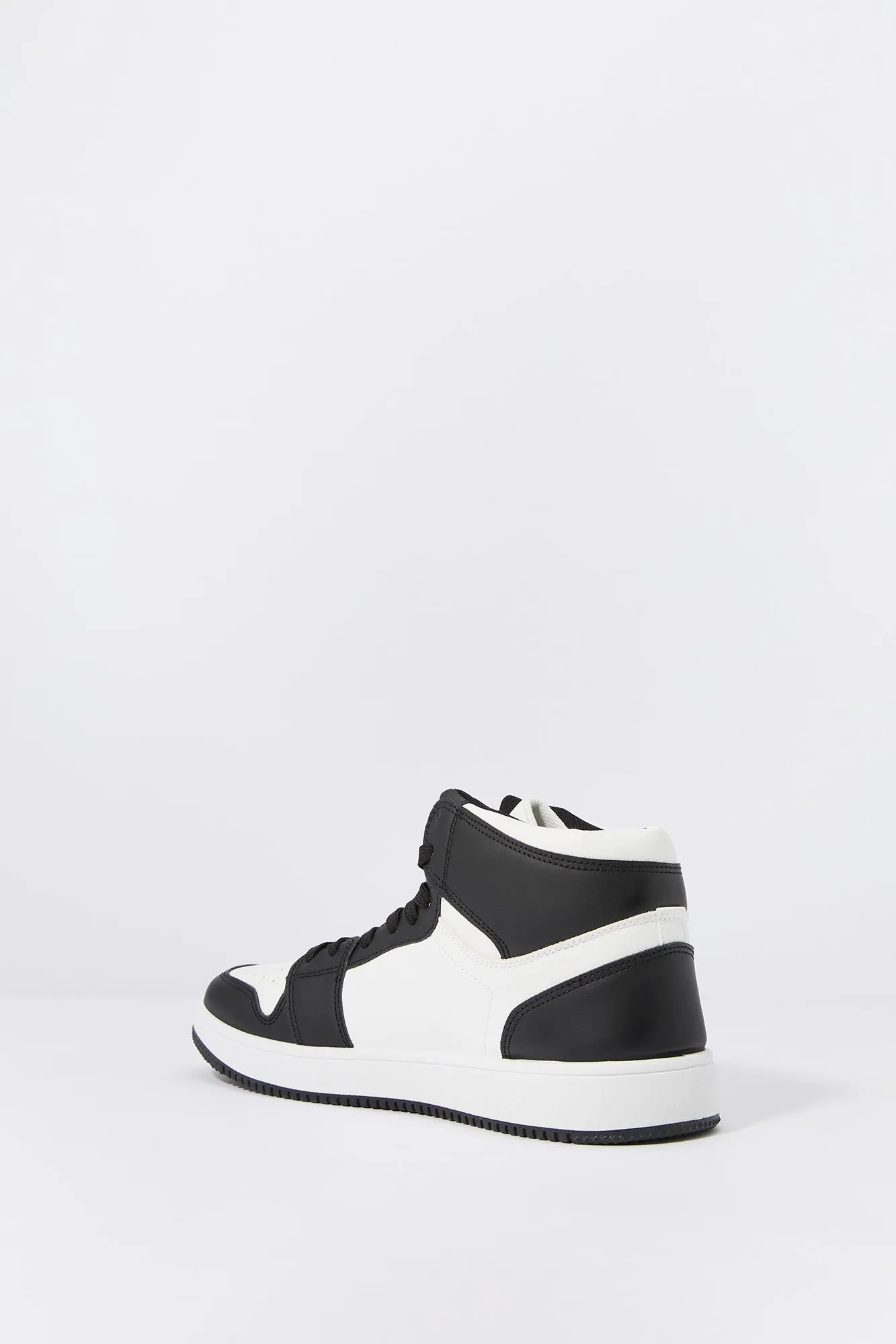 Colourblock High-Top Sneaker