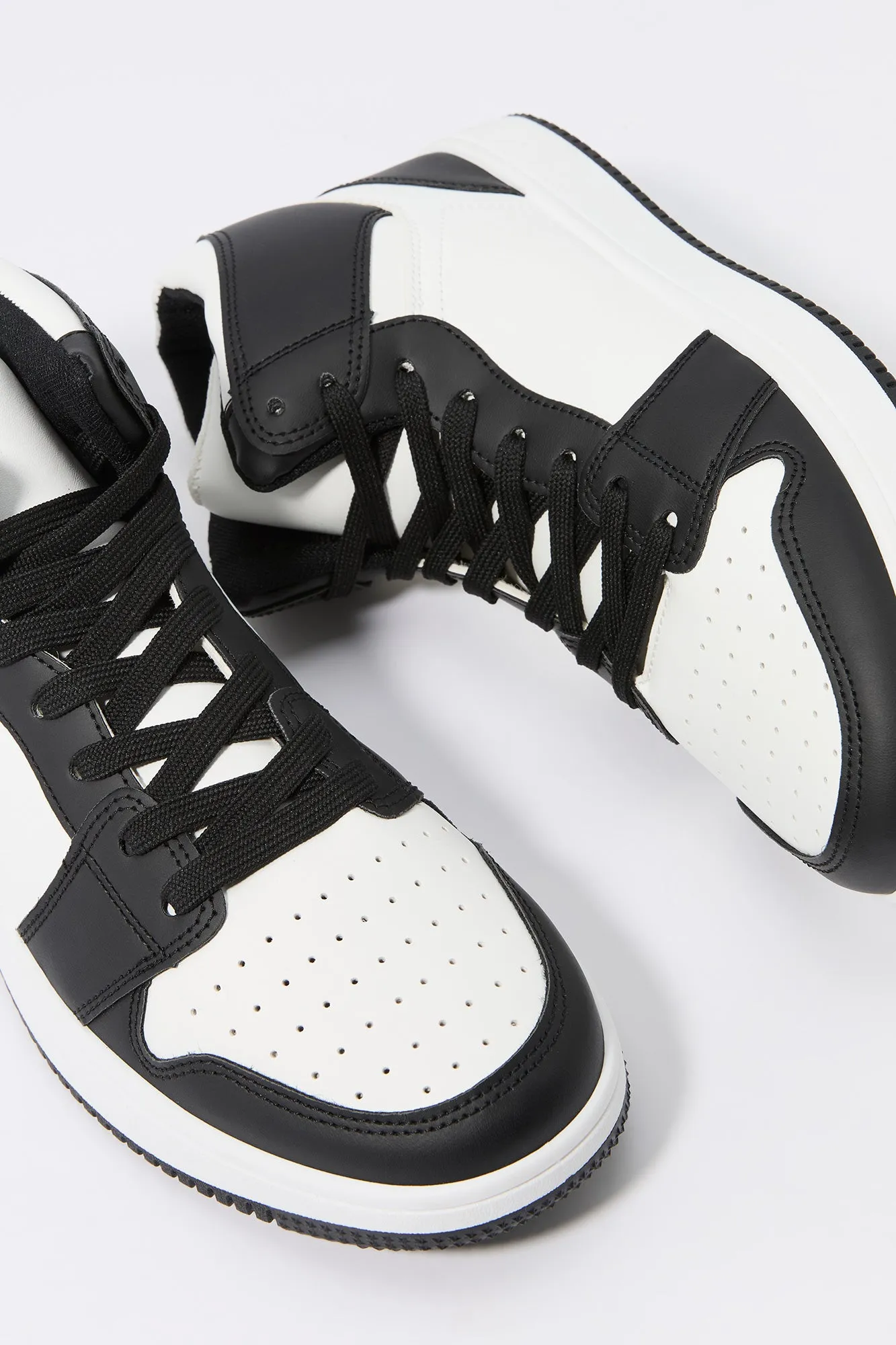 Colourblock High-Top Sneaker