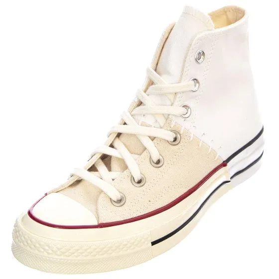 Converse Mens Chuck 70 Restructured White / Egret / Egret Lace-Up High-Profile Shoes