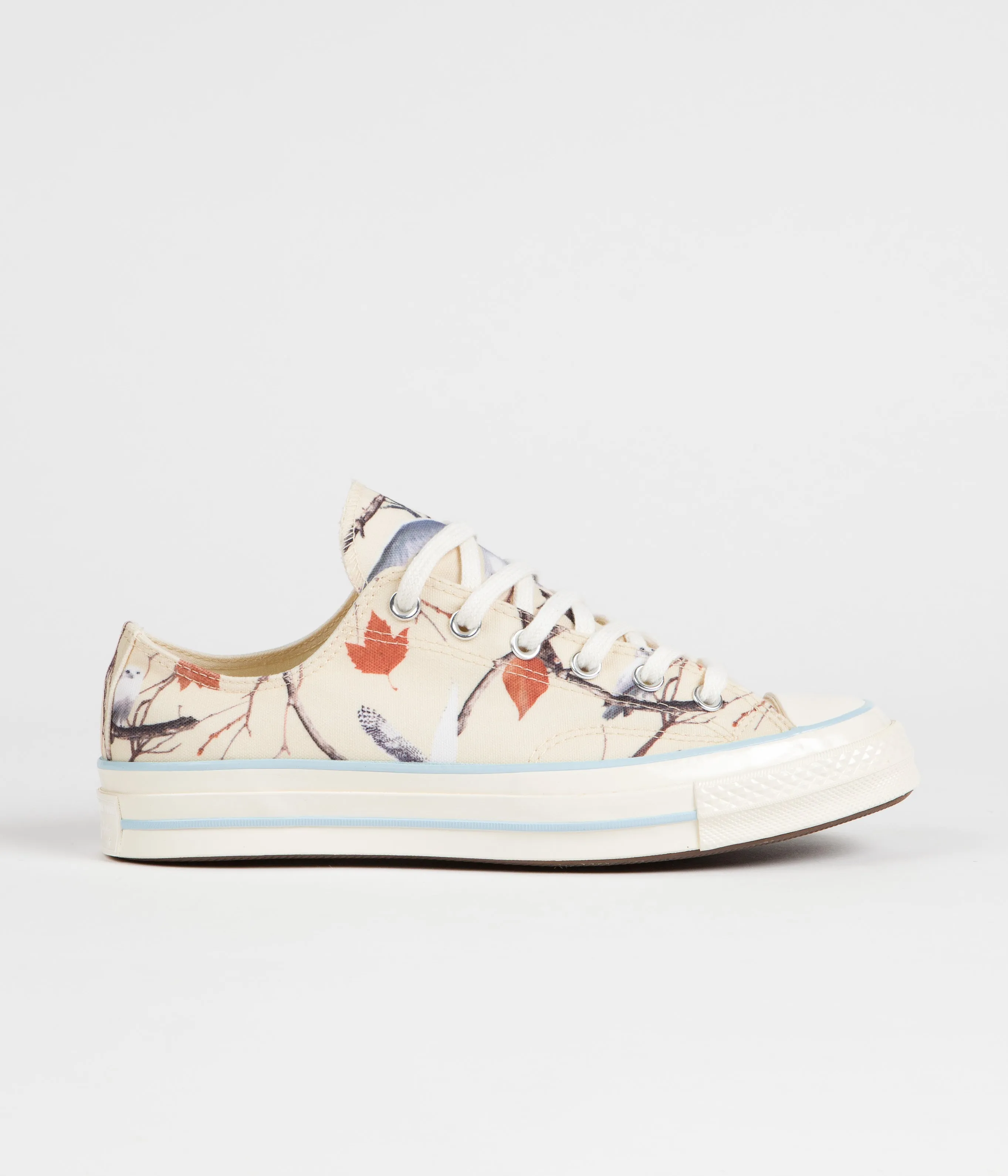 Converse x Golf Wang Chuck 70 Ox Owl Camo Shoes - Egret / Corydalis Blue / Antique White