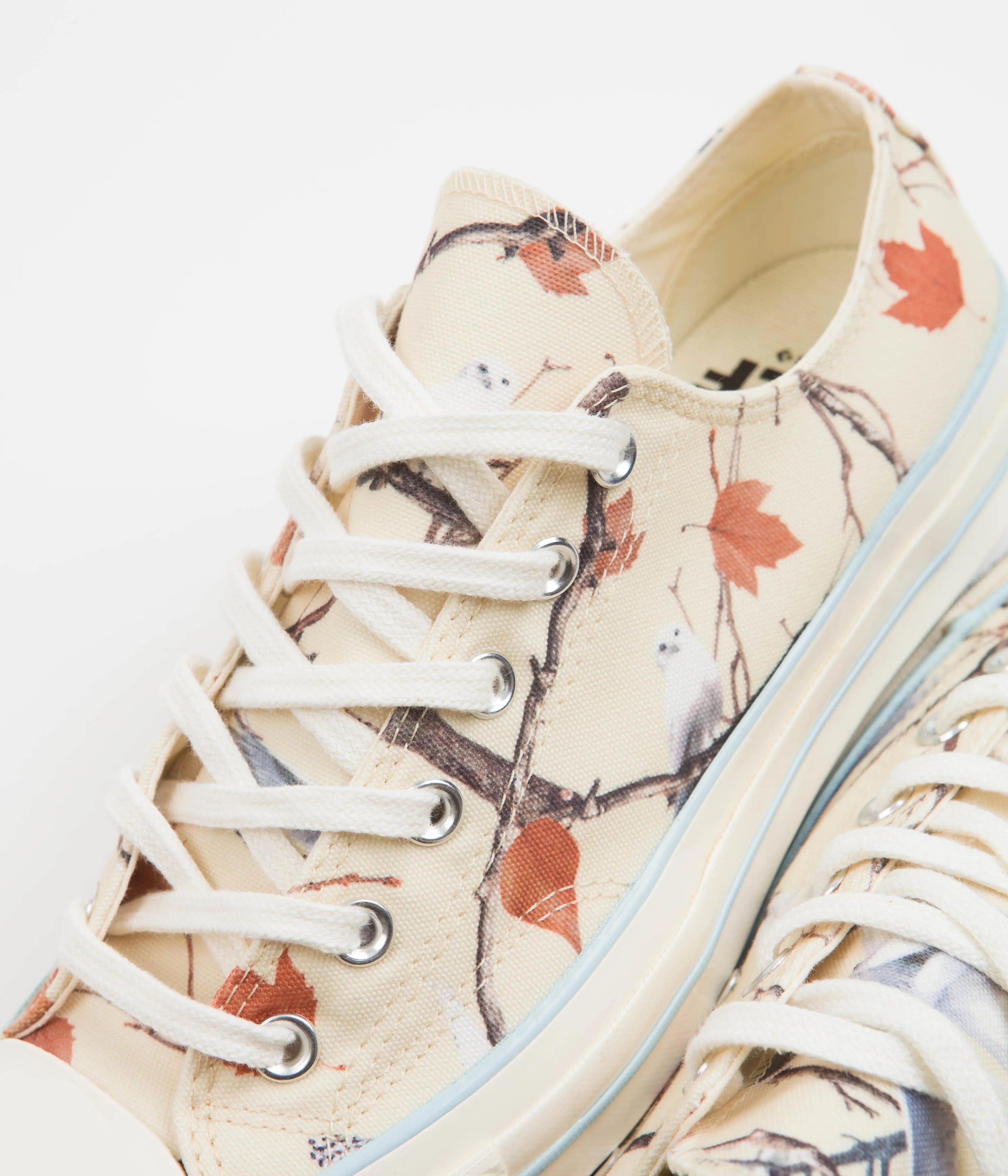 Converse x Golf Wang Chuck 70 Ox Owl Camo Shoes - Egret / Corydalis Blue / Antique White