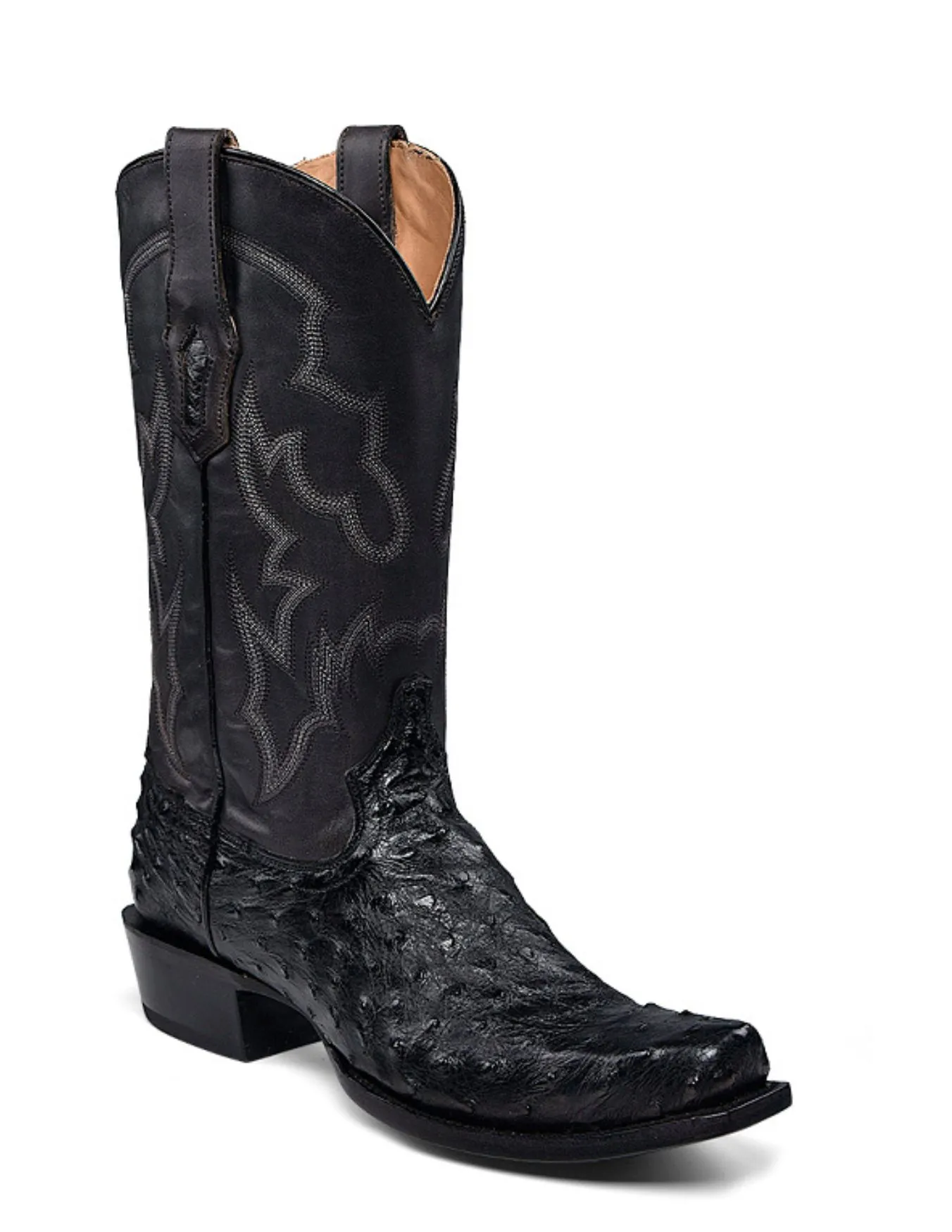 Corral Mens Black Ostrich Boots