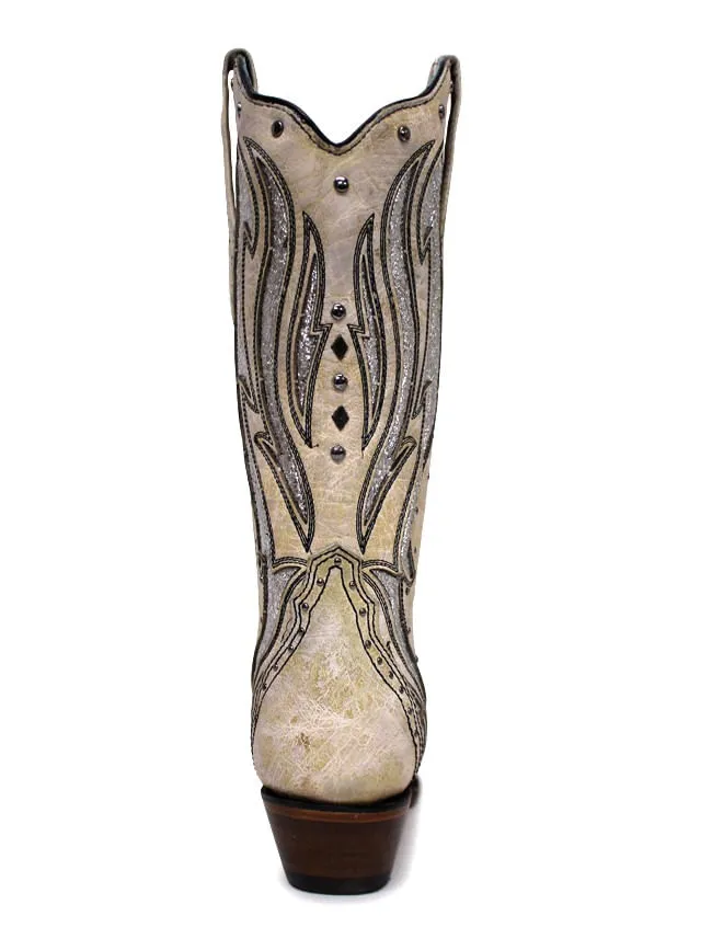 Corral Womens Pearl Inlay Boots