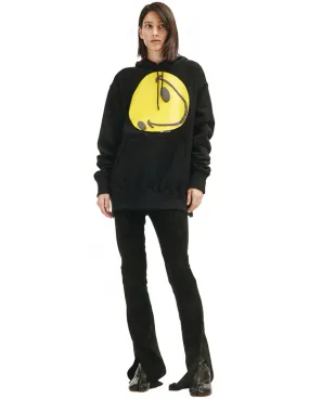 Cotton Distruction Hoodie sweater - black