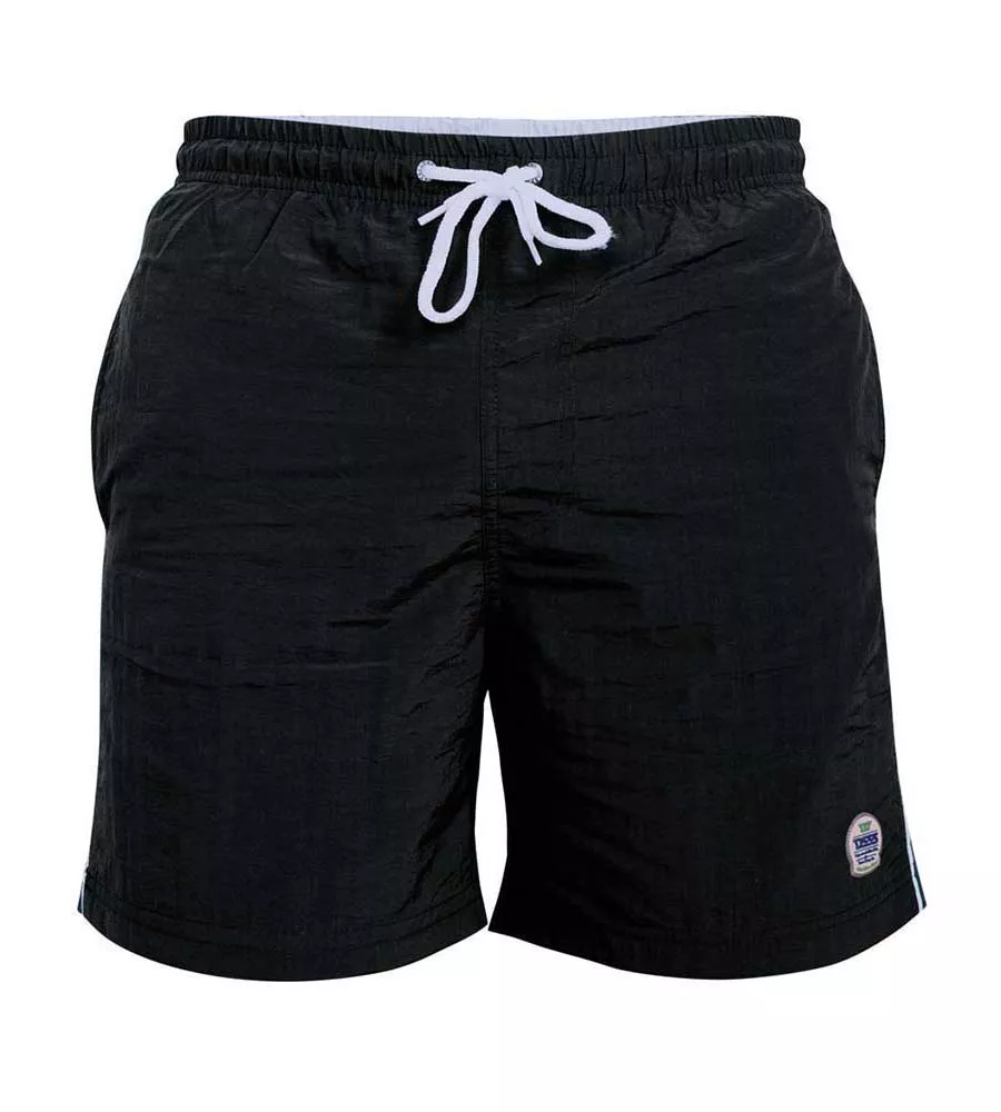 D555 Mens Black Full Length Swim Short (YARROW BLACK)