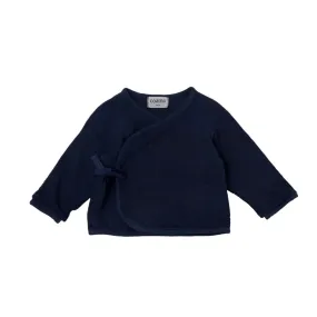 DENIS GAUZE BABY TOP - NAVY