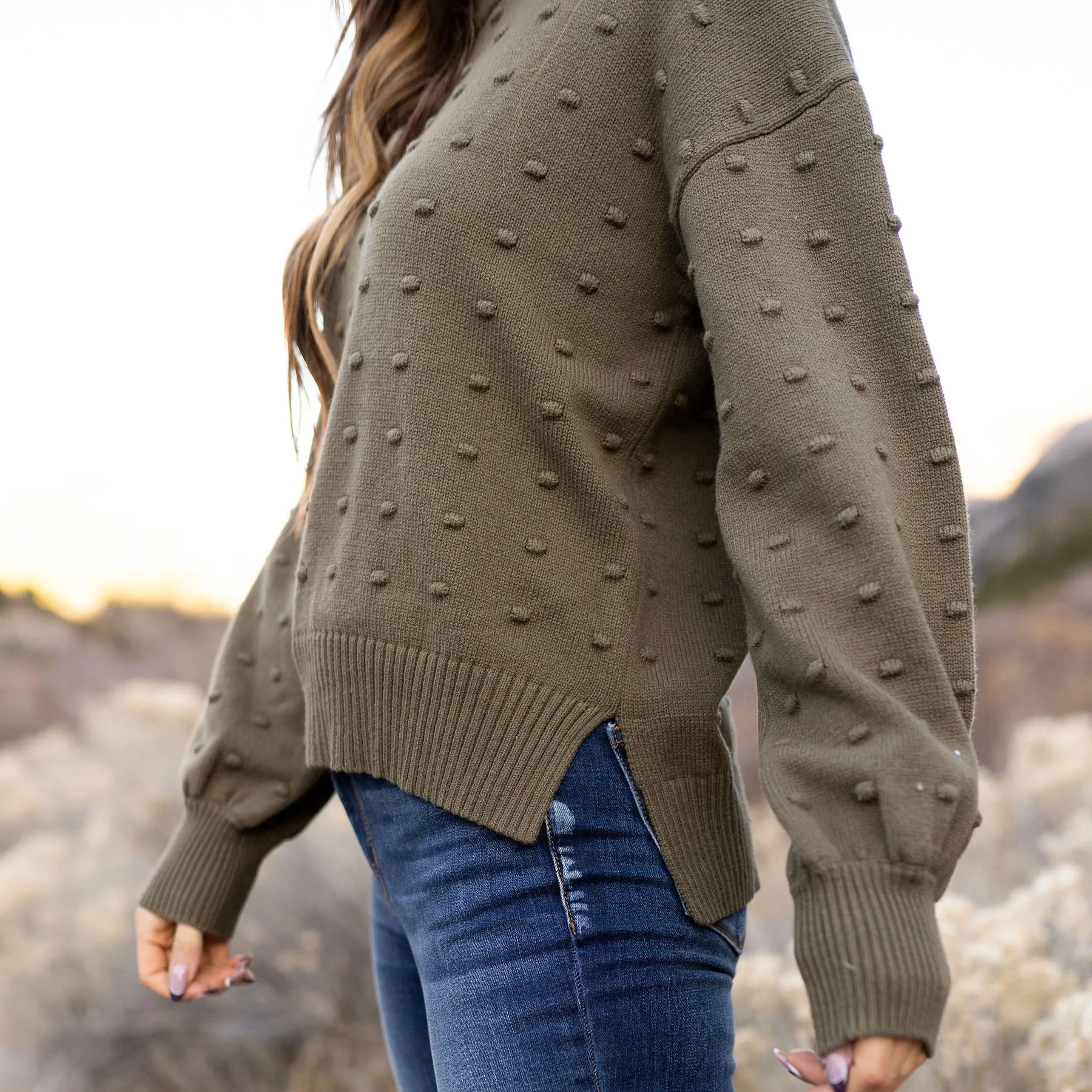 Dreaming of Tomorrow Sweater - Olive