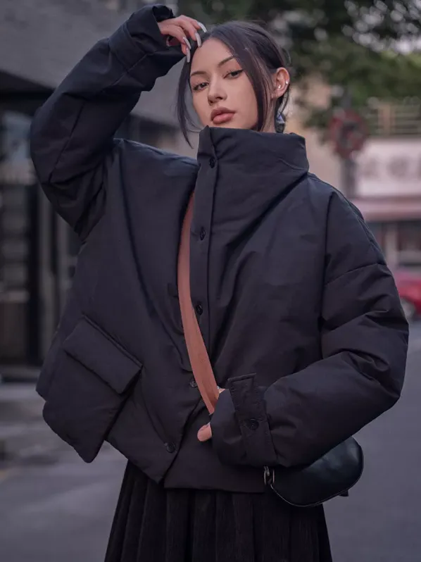 Eatan Puff Jacket - Black