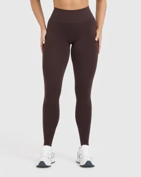 Effortless Seamless Leggings | Plum Brown