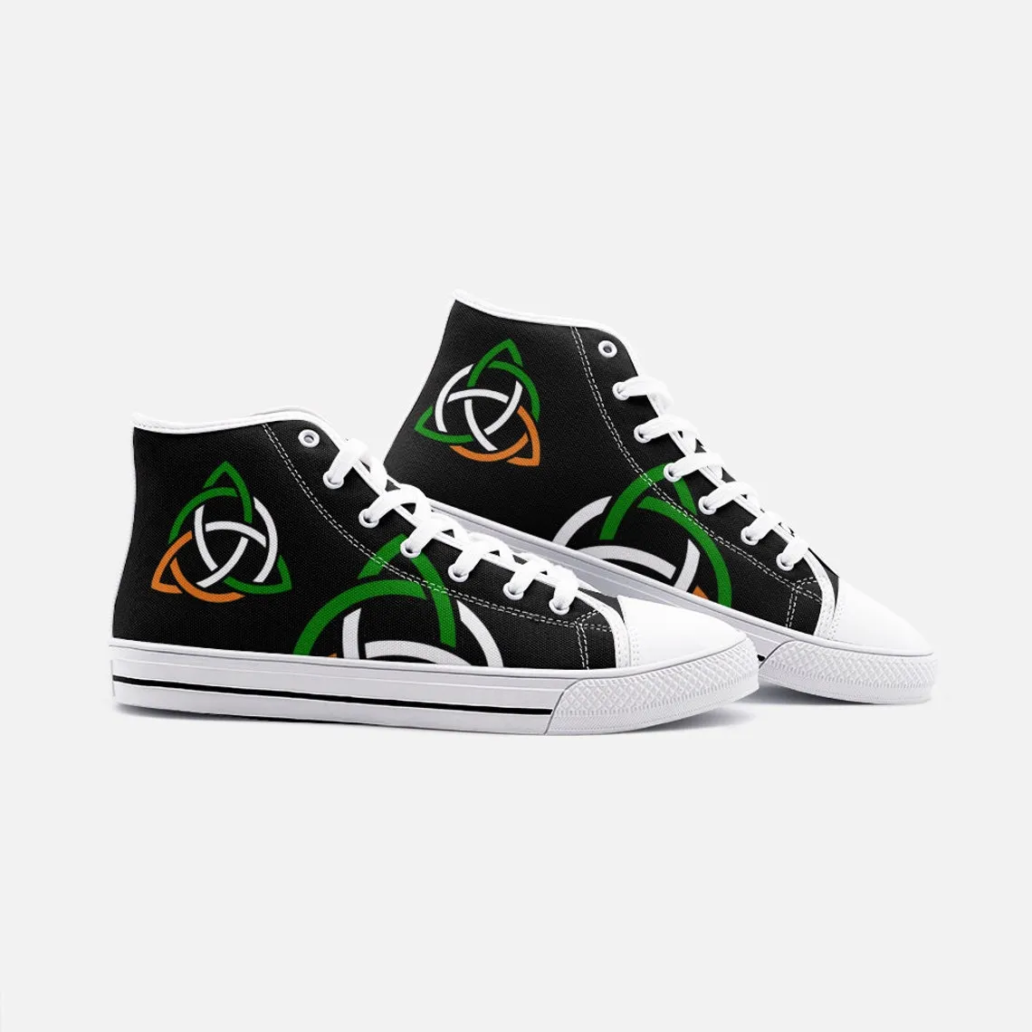 Eire Trinity Knot Irish St Patrick’s Day Converse Sneakers High Top Shoes