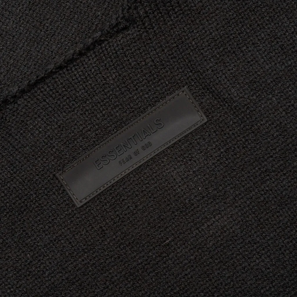 Essentials Raw Edge Sweater - Iron