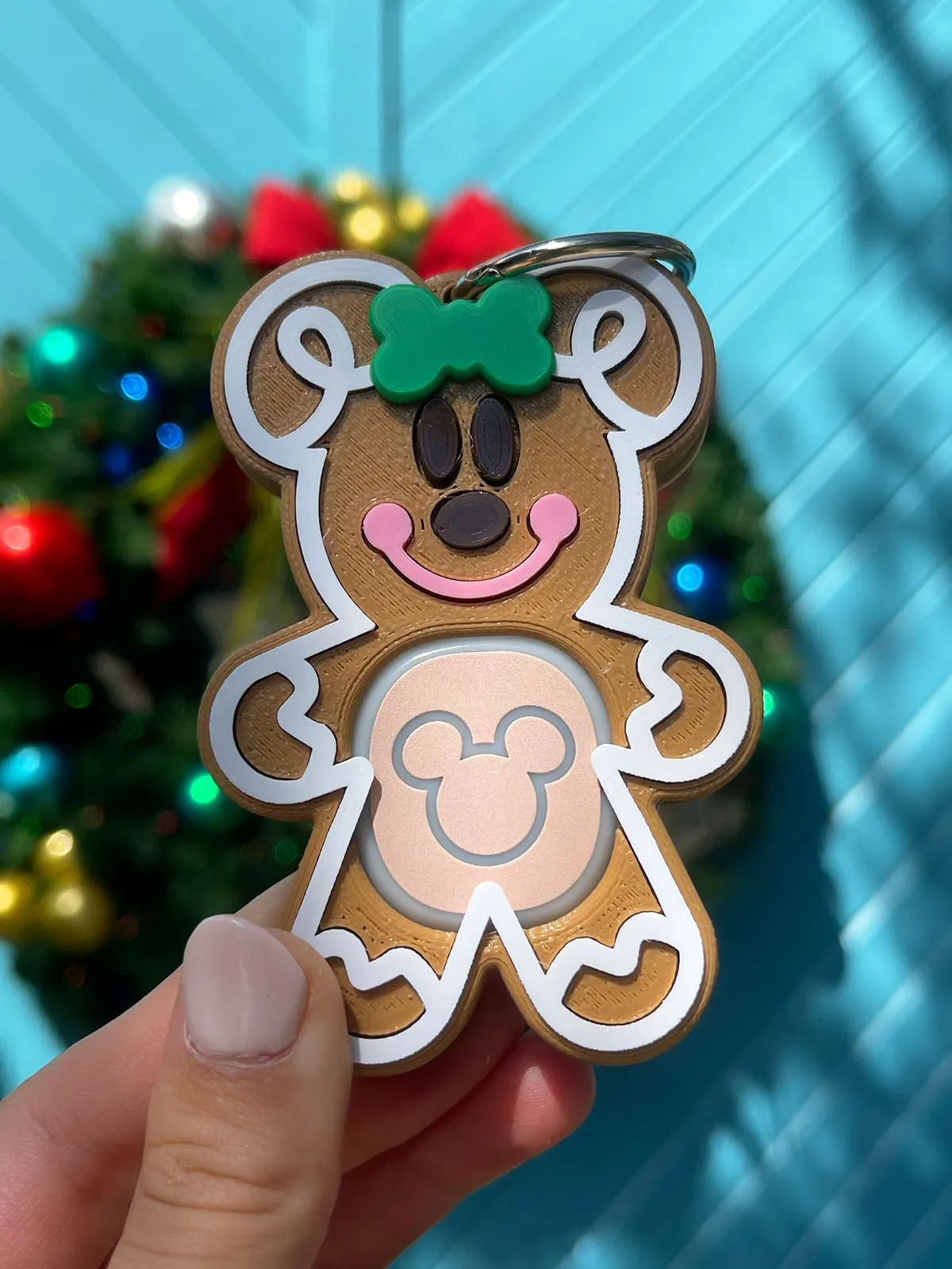 Gingerbread Mouse Magic Band Buddy