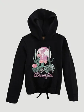 Girl's Wrangler Dessert Black Hoodie