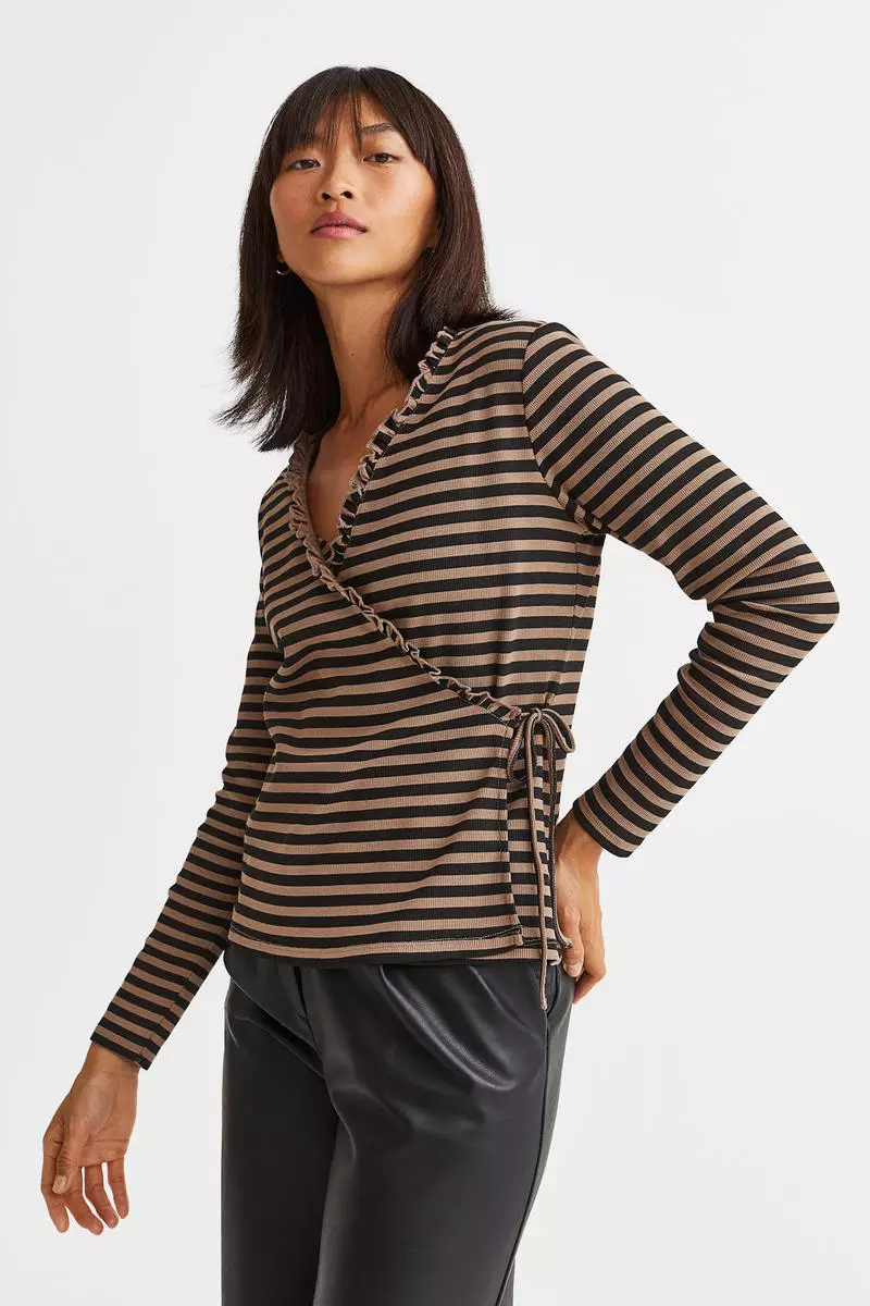 H&M MAMA Ribbed nursing top