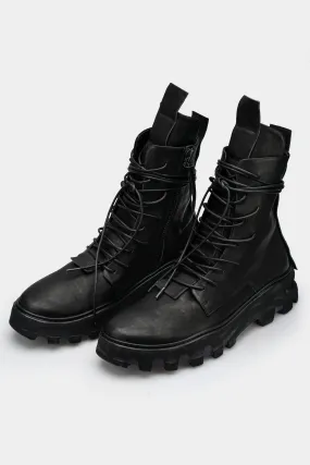 High top combat trail boots