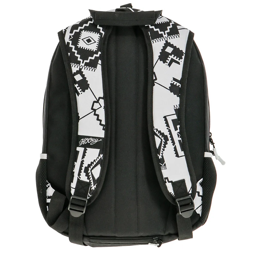 Hooey Black & White Aztec Backpack