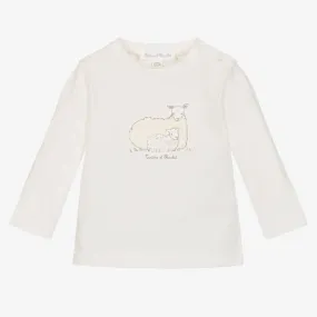 Ivory Cotton Sheep Baby Top