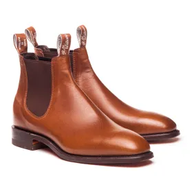 Kangaroo Ankle Boots                             Tan Bark