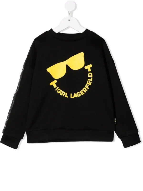 Karl Lagerfeld Sweater Smiley Black