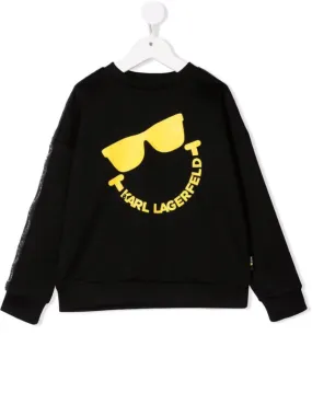 Karl Lagerfeld Sweater Smiley Black