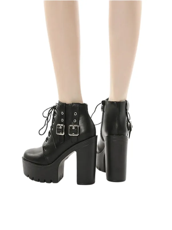 Lanira High Heel Ankle Boots