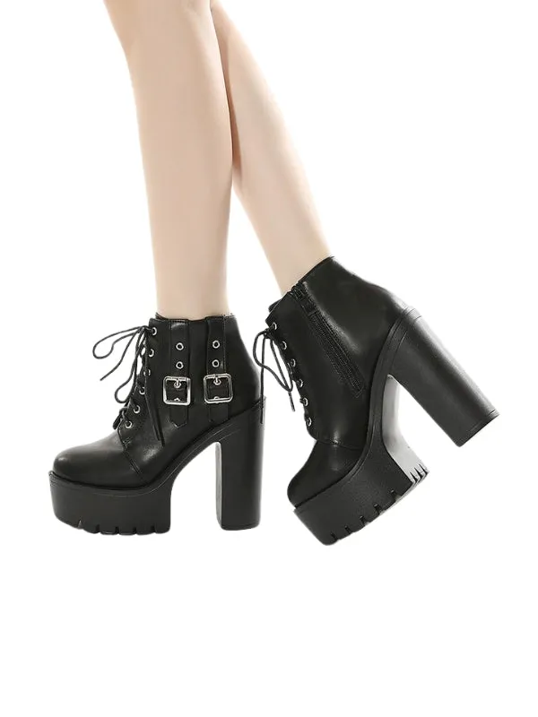 Lanira High Heel Ankle Boots