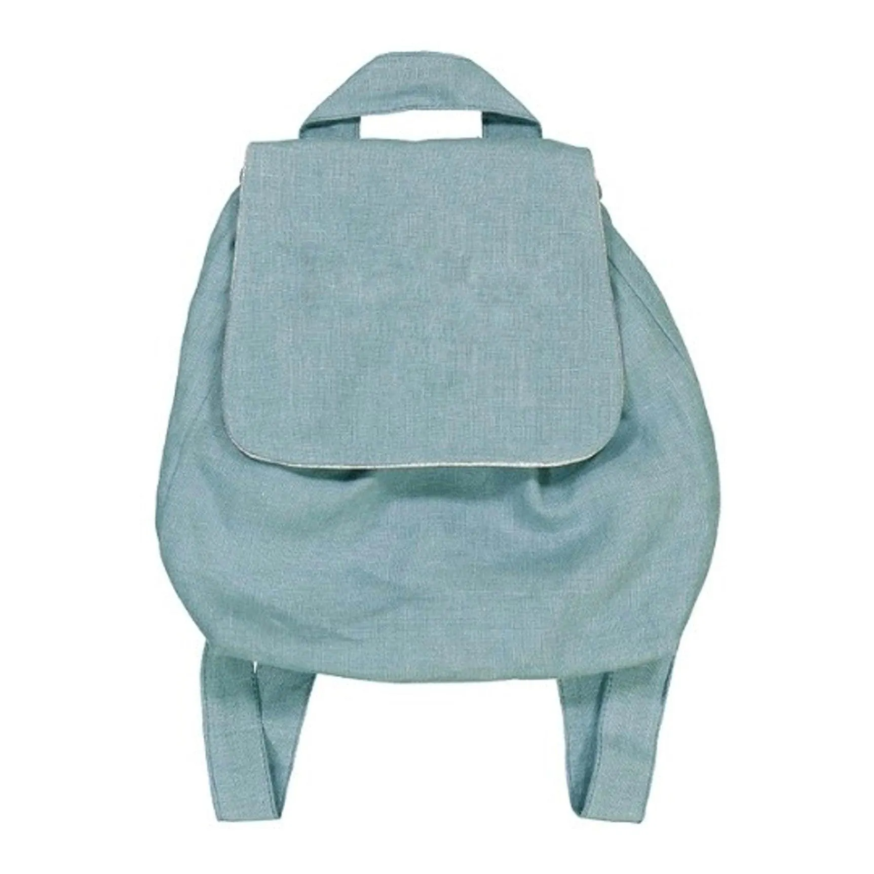 Linen backpack-azuro