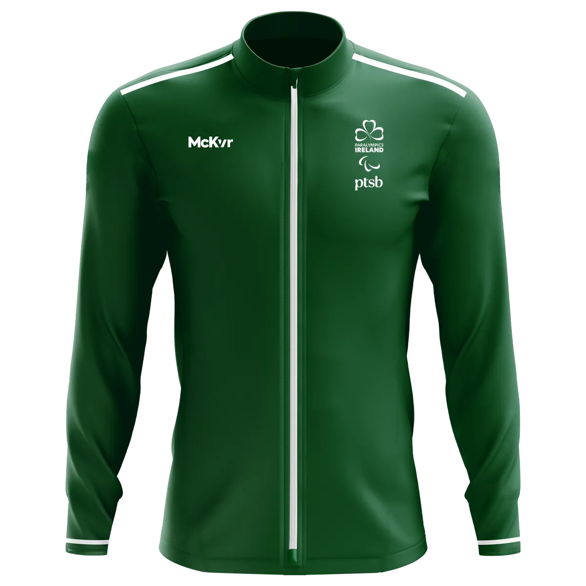 Mc Keever Paralympics Ireland Village Wear Track Jacket - Womens - Green