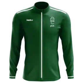 Mc Keever Paralympics Ireland Village Wear Track Jacket - Womens - Green