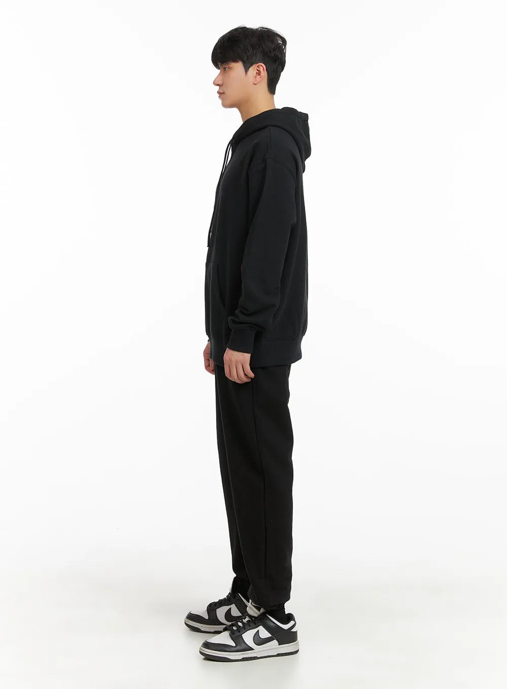 Men's Basic Hoodie IA402 / Black