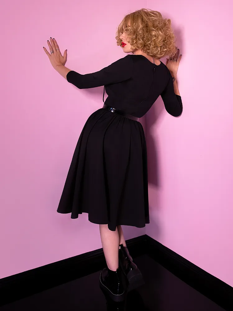 Miss Kitty Swing Dress in Black