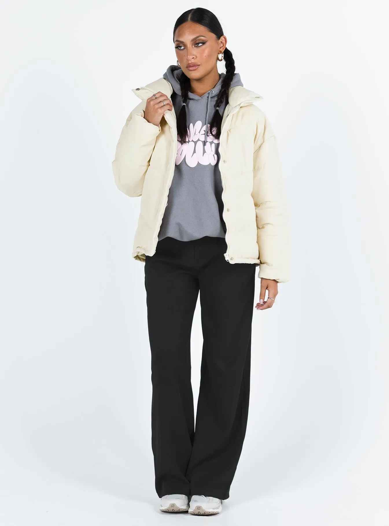 Nathalia Puffer Jacket Sand